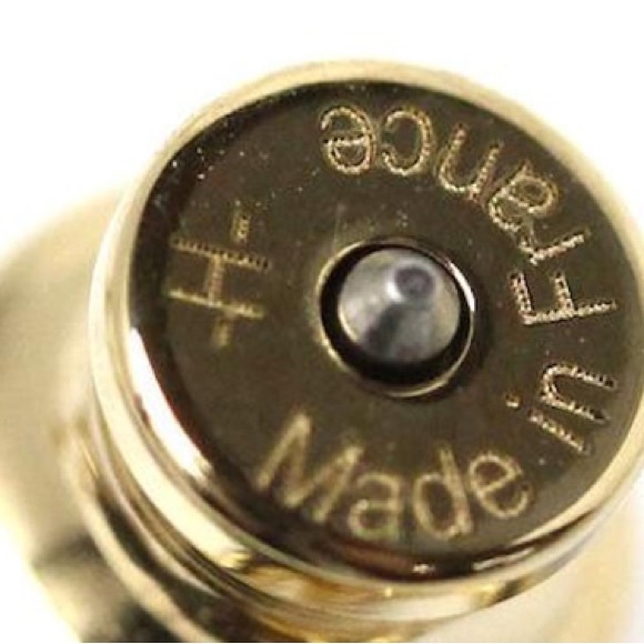 Hermès Authentic Amulet Maroquinier Kelly Cadena Earrings Brown Golden New W Box - Picture 12 of 16